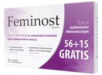 FEMINOST 56+15 tabl. KONTROLA NIETRZYMANIA MOCZU 71 tabletek