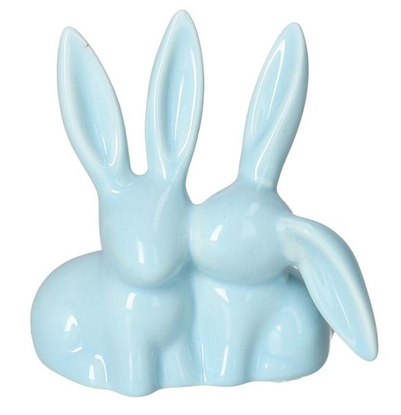 ZAJĄC ZAJĄCZEK CERAMICZNY WIELKANOCNY FIGURKA DO STROIKA zdjęcie 1