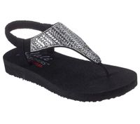 Skechers damskie sandały japonki Meditation - Glamorous Muse 119774-BLK 36