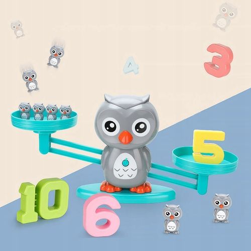 Gra Edukacyjna Waga Szalkowa Sowa Nauka Liczenia na Arena.pl