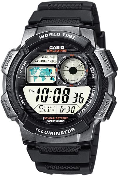 zegarek męski casio ae-1000w-1bvdf + box zdjęcie 1
