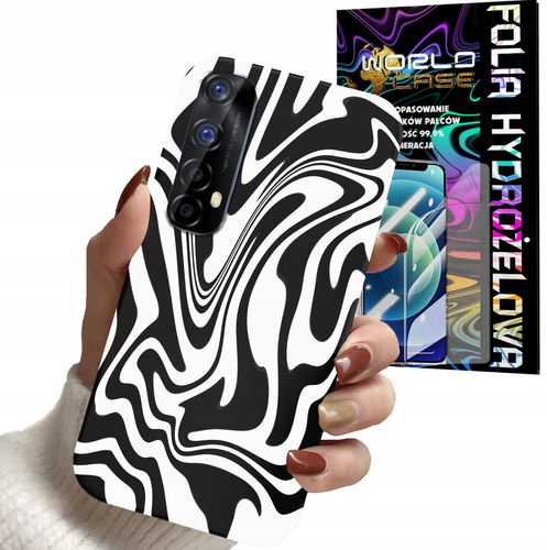 ETUI DO REALME 7 - ABSTRAKCJA ZEBRA MODNE WZORY KOBIET + FOLIA na Arena.pl