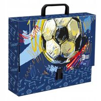 teczka z rączką a4 9 cm match ball st.right majewski