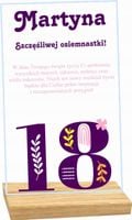 STATUETKA RAMKA 18 urodziny dla córki dziewczyny spersonalizowany prezent