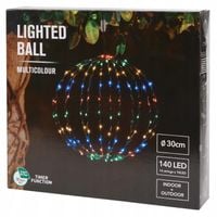 Kula świetlna Wielokolorowa LED Ø 30 cm MULTICOLOR tęcza