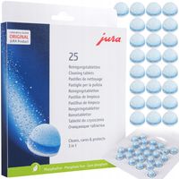 TABLETKI CZYSZCZĄCE 3-FAZOWE DO EKSPRESU DO CZYSZCZENIA JURA 25 SZT