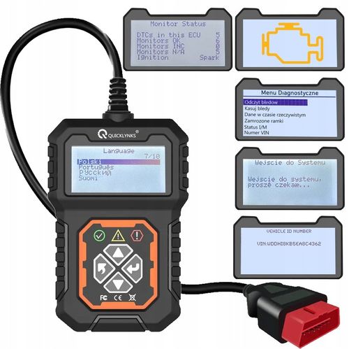 TESTER DIAGNOSTYCZNY INTERFEJS OBD SKANER 2025 PL OSOBOWE KASOWANIE BŁĘDÓW na Arena.pl