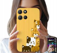 ETUI DO MOTOROLA MOTO G15 - LOVE CAT, WZORY Z KOTAMI, CASE + SZKŁO