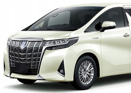 Toyota Alphard - Chromowane Listwy Chrome Grill Atrapy Zderzaka Tuning zdjęcie 6