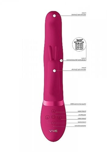 izara   rotating beads rabbit   pink na Arena.pl
