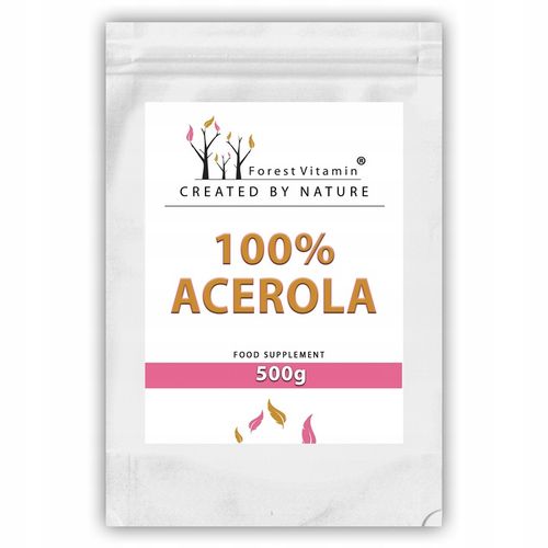 ACEROLA PROSZEK 500g NATURALNA WITAMINA C MOCNA na Arena.pl