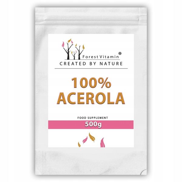 ACEROLA PROSZEK 500g NATURALNA WITAMINA C MOCNA zdjęcie 4