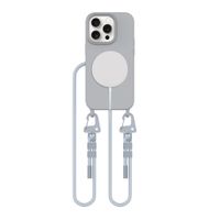 Etui Tech-Protect Magnecklace z Smyczą TPU DO iPhone 14 Pro Szary
