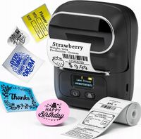Phomemo M110 mini drukarka termiczna samoprzylepnych etykiet naklejek BLACK