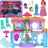DISNEY PRINCESS ZAMEK ARIELKI PIĘTROWY PAŁAC LALKA SYRENKA HLW95