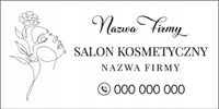 BANER OCZKOWANY reklamowy 100x50 cm różne wzory SALON KOSMETYCZNY Usługi