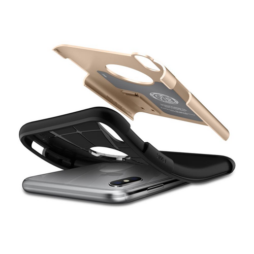 SPIGEN SLIM ARMOR Apple iPhone X - BLUSH GOLD na Arena.pl