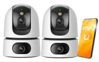 2 Obrotowe Kamery IP WiFi Imou Ranger Dual 10MP (5MP + 5MP) Mikrofon Głośni