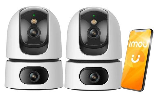 2 Obrotowe Kamery IP WiFi Imou Ranger Dual 10MP (5MP + 5MP) Mikrofon Głośni na Arena.pl