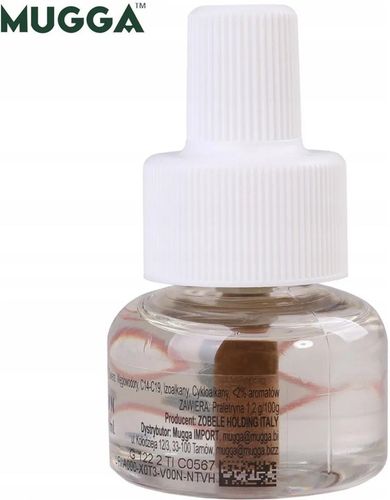 MUGGA Urządzenie elektryczne z wkładem 45 nocy Na komary 35ml do prądu na Arena.pl