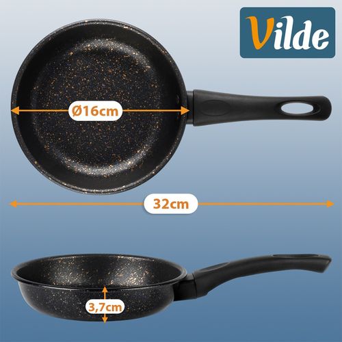 Patelnia granitowa BASIC LINE 16 cm na Arena.pl