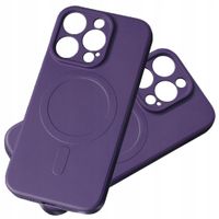 silikonowe etui z magsafe silicone case do iphone 15 - fioletowe