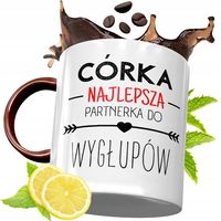 Kubek Bordowy Dla Córki Na Urodziny Prezent Z Nadrukiem Ze Zdjęciem
