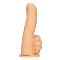 thumbs up model flesh - anatomiczny gadżet silikonowy, kolor cielisty
