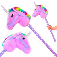 KOŃ NA KIJKU HOBBY HORSE GŁOWA NA KIJKU DO GALOPOWANIA Z DŹWIĘKIEM