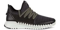 ECCO Buty sportowe damskie sneakersy - Zipflex - rozmiar 36 - czarny, skóra