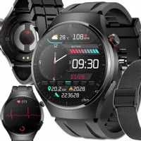 SMARTWATCH ZEGAREK DLA SENIORA CIŚNIENIOMIERZ EKG GLUKOZA TĘTNO SATURACJA