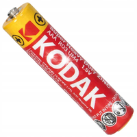 BATERIA AAA LR03 R3 KODAK ZINC SUPER HEAVY DUTY PALUSZKI 1,5V 450mAh