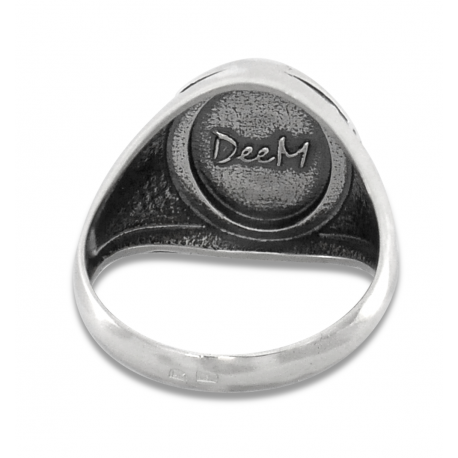 SREBRNY SYGNET Z GRYFEM HERB KASZUB PRÓBA SREBRA 925 GRAWER GRATIS zdjęcie 4