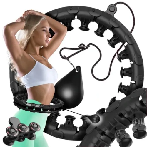 SMART HULA HOP Z OBCIĄŻENIEM ODCHUDZAJĄCE OBCIĄŻNIKIEM Z WYPUSTKAMI HULAHOP na Arena.pl