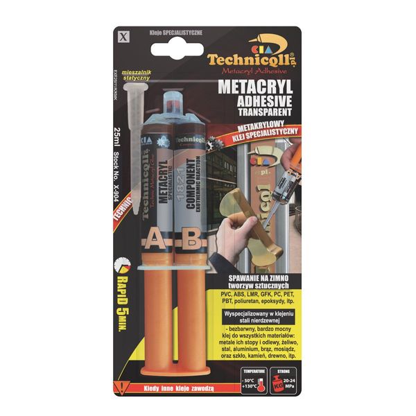 Klej Metakrylowy Bezbarwny Technicqll 25ml zdjęcie 1