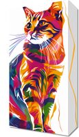 Obraz 20x40cm Nasycony Kot