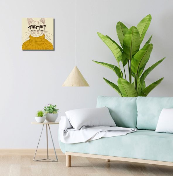 Obraz 30x30cm Intelektualista zdjęcie 2