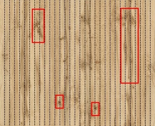 LAMELE NA FILCU 46x275 ŚCIENNE PANELE AKUSTYCZNE DĄB NATURALNY WOTAN INNE na Arena.pl