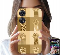 ETUI DO OPPO RENO8 T 4G - LOVE CAT, WZORY Z KOTAMI, ŁAPKI KOTÓW