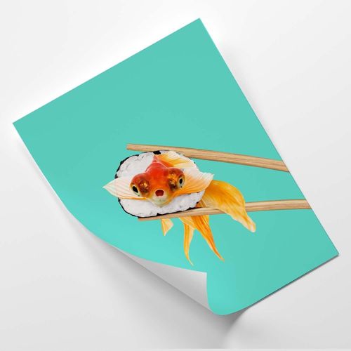 Plakat, Abstrakcja sushi 40x60 na Arena.pl