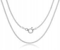 PANCERKA SREBRNY ŁAŃCUSZEK 55 CM 1,3 MM SREBRO 925