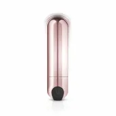 rosy gold bullet vibrator miniaturowy 10 trybow, ładowalny usb