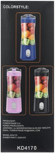 blender akumulatorowy usb-c 380ml / 2x3000mah kd4170 na Arena.pl