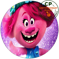 Opłatek na tort Trolls Trolle