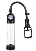 Pompa Powiększająca Penisa Z Manometrem - Powerpump Master Black&Clear
