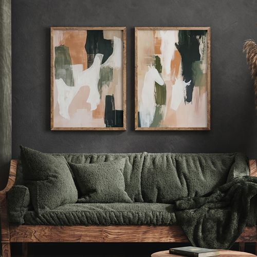 Zestaw dwóch plakatów pastele obrazy 61x91 cm na Arena.pl