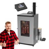 Zestaw Wędzarnia Elektryczna Automatyczna Cyfrowa Zrębki Generator Dymu