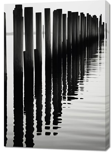 Obraz 70x100cm Rytm Wody i Drewna zdjęcie 1