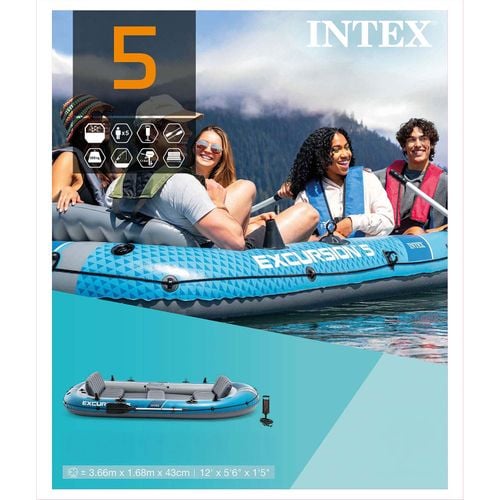 Ponton Excursion 5 Set 366 x 168 x 43 cm INTEX 68325 na Arena.pl