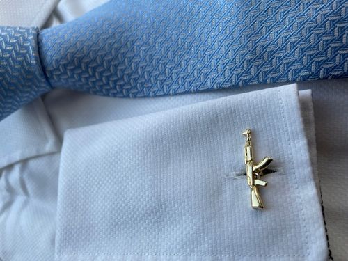 Spinki do mankietów dla myśliwego Głowa Jelenia Jeleń z Porożem + Pudełko na Arena.pl